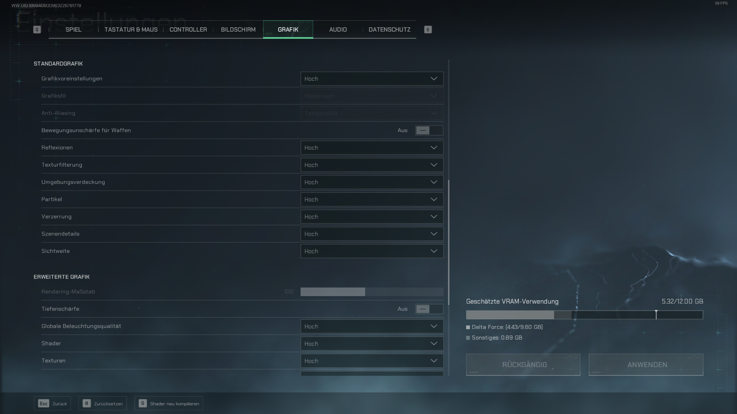 Delta Force Preset (High)
